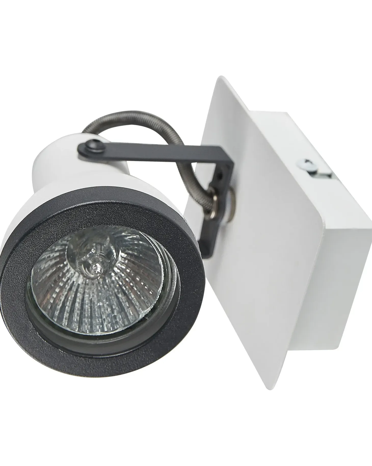 Sæt af 2 spotlight-lamper BARO Hvid Metal Justerbar