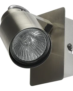 Sæt af 2 spotlight-lamper BONTE Sølv Metal Justerbar