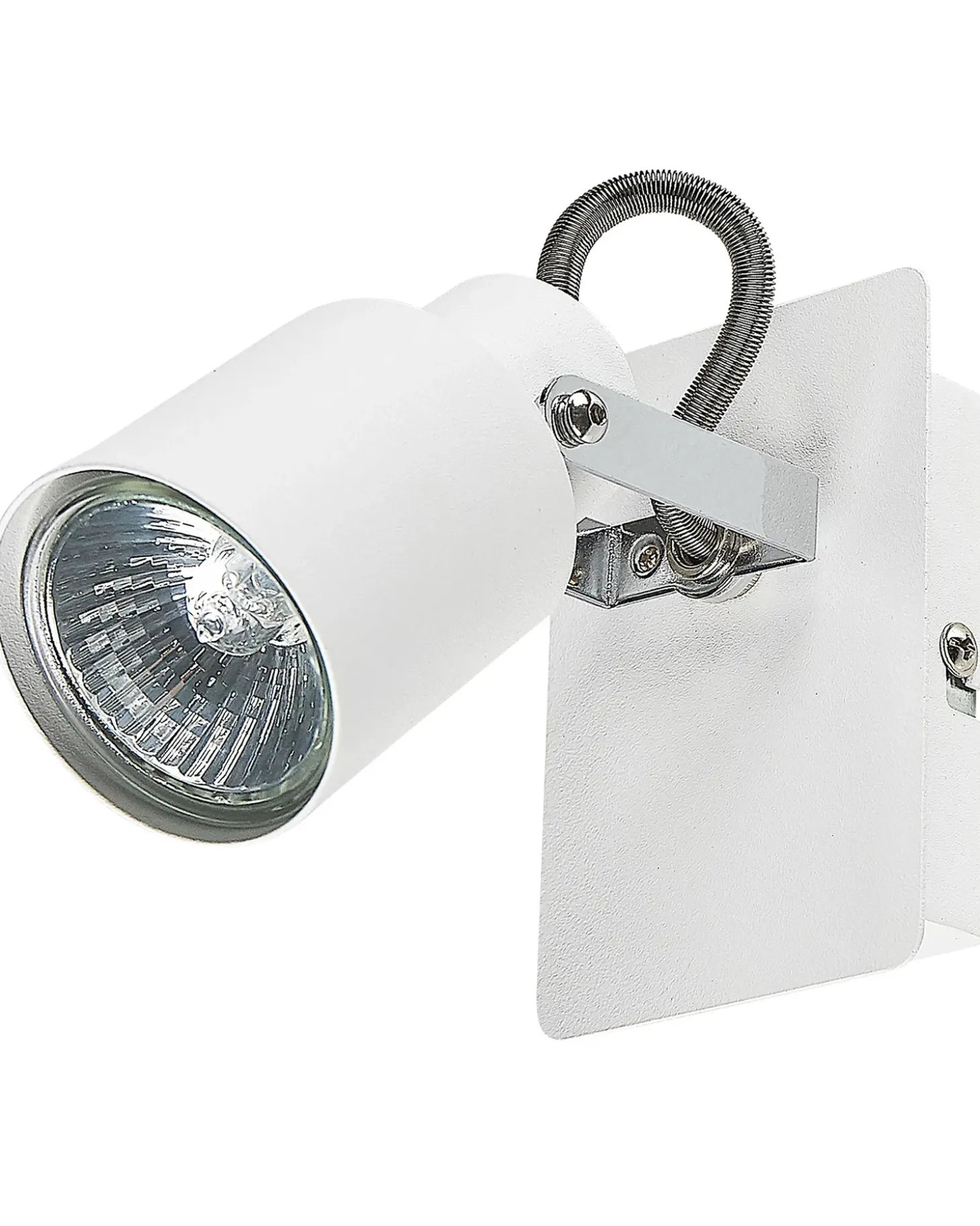 Sæt af 2 spotlight-lamper BONTE Hvid Metal Justerbar
