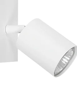 Sæt af 2 spotlight-lamper TIGRIS Hvid Metal Justerbar