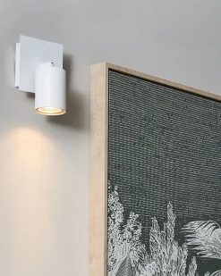 Sæt af 2 spotlight-lamper TIGRIS Hvid Metal Justerbar