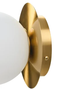 Sæt af 2 væglamper BOUBLE Guld Metal