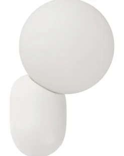 Sæt af 2 væglamper HELME Hvid