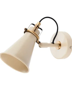 Sæt af 2 væglamper MOYOLA Beige Metal Justerbar