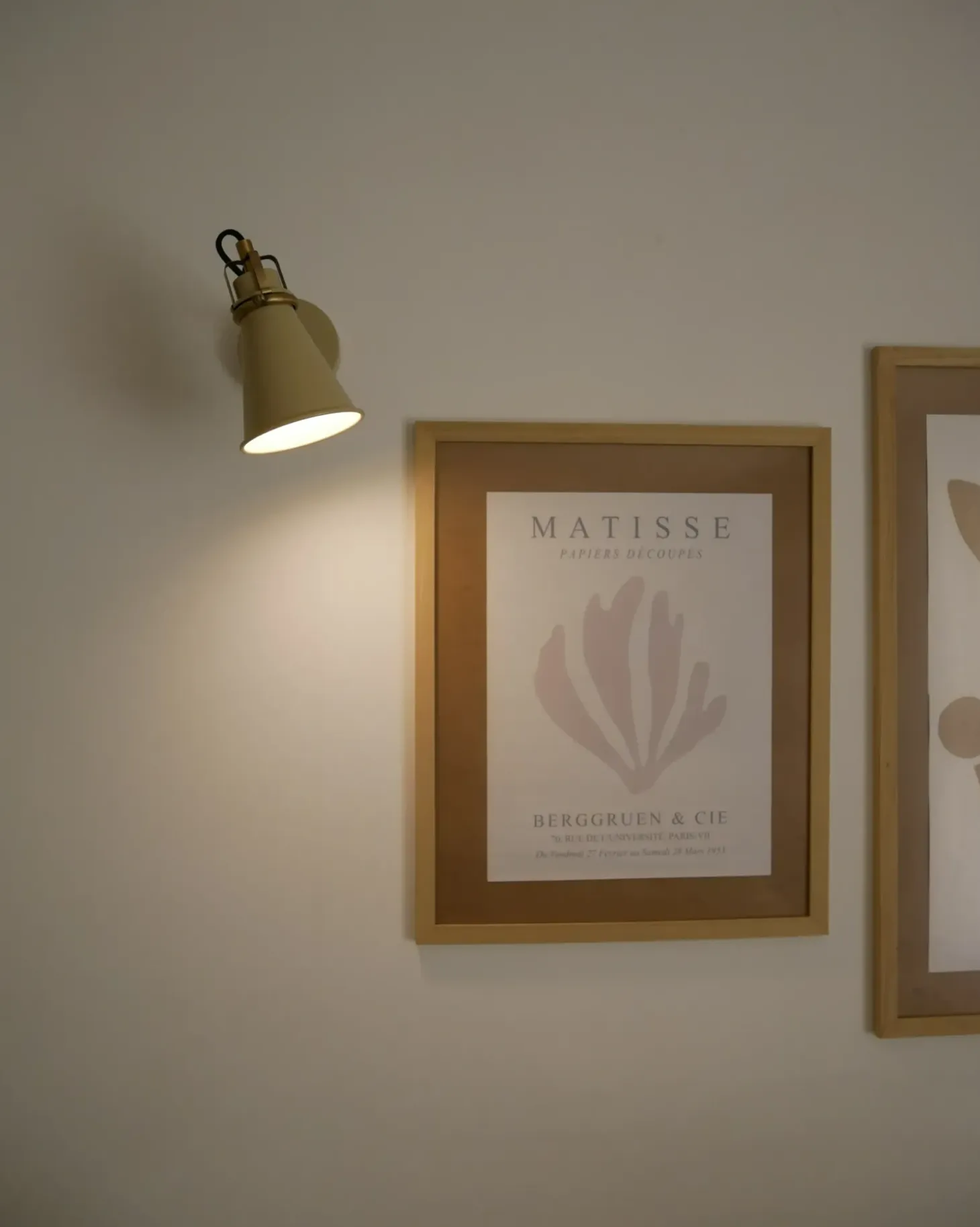 Sæt af 2 væglamper MOYOLA Beige Metal Justerbar