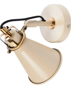 Sæt af 2 væglamper MOYOLA Beige Metal Justerbar