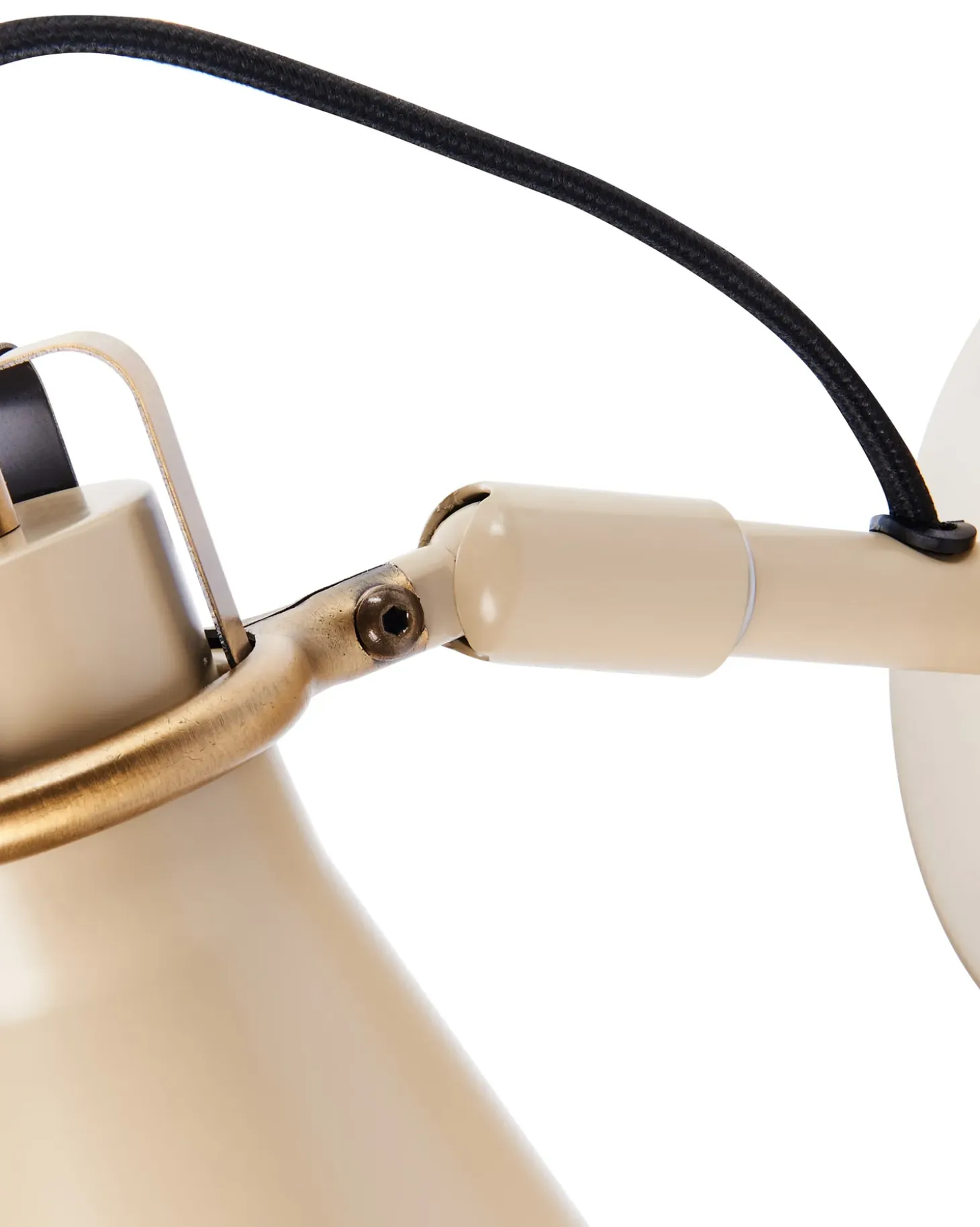 Sæt af 2 væglamper MOYOLA Beige Metal Justerbar
