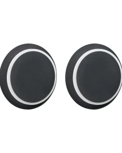 Sæt af 2 væglamper SEMNON Sort Metal LED