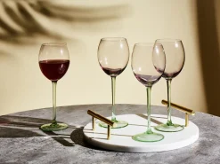 Sæt af 4 vinglas DIOPSIDE 360 ml Lyserød