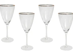 Sæt af 4 vinglas TOPAZ 380 ml Transparent