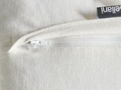 Sæt med 3 dekorative puder ALSTONIA Bomuld 30 x 50 cm 45 x 45 cm Sort Abstraktmønster
