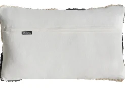 Sæt med 3 dekorative puder ALSTONIA Bomuld 30 x 50 cm 45 x 45 cm Sort Abstraktmønster