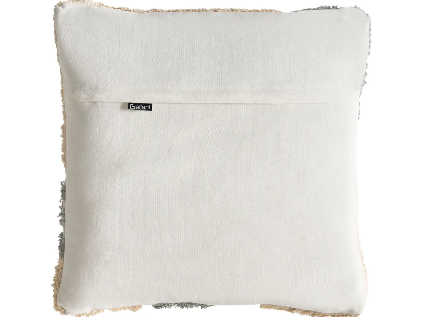 Sæt med 3 dekorative puder ALSTONIA Bomuld 30 x 50 cm 45 x 45 cm Grå Abstraktmønster