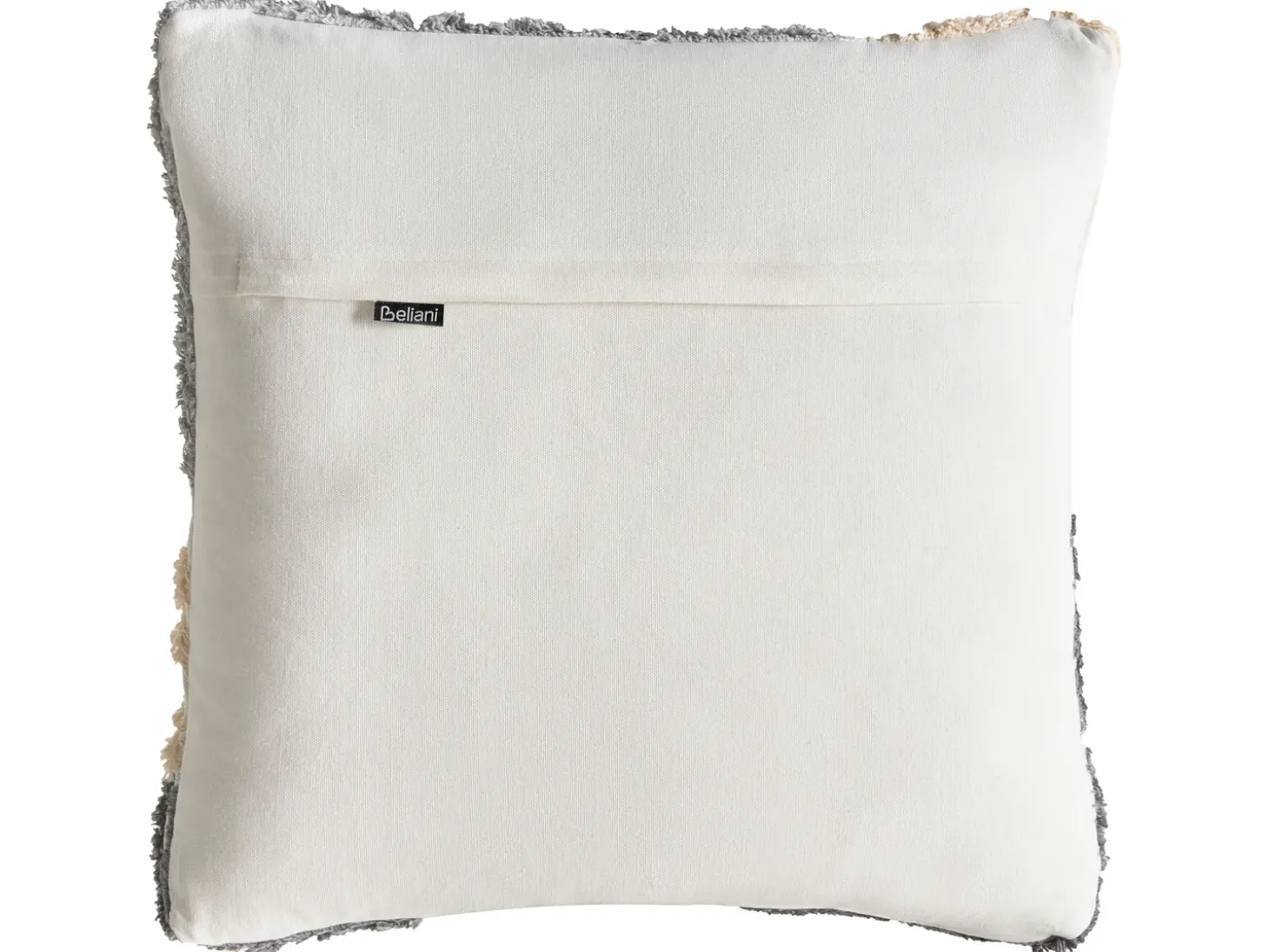 Sæt med 3 dekorative puder ALSTONIA Bomuld 30 x 50 cm 45 x 45 cm Grå Abstraktmønster
