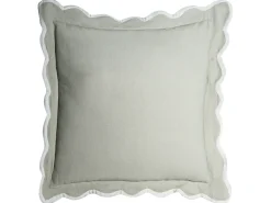 Sæt med 3 dekorative puder CANARIUM Bomuld 30 x 50 cm 45 x 45 cm Grøn Ensfarvet