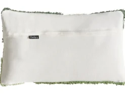Sæt med 3 dekorative puder ALSTONIA Bomuld 30 x 50 cm 45 x 45 cm Grøn Abstraktmønster
