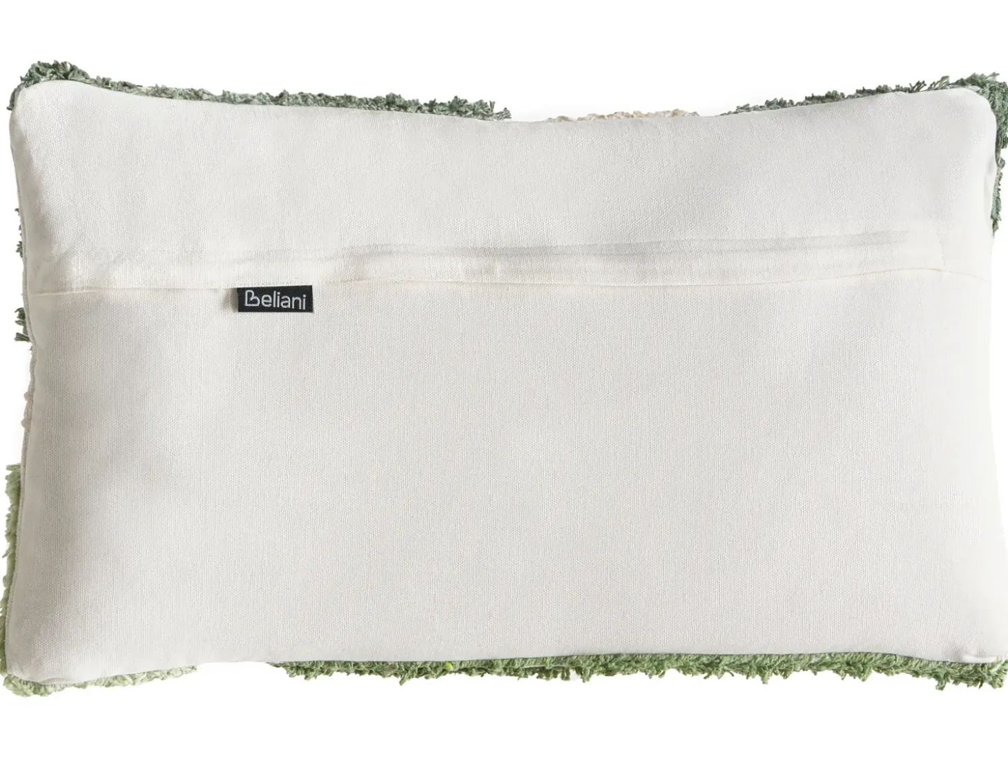 Sæt med 3 dekorative puder ALSTONIA Bomuld 30 x 50 cm 45 x 45 cm Grøn Abstraktmønster