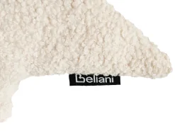 Sæt med 3 dekorative puder WINTERLAND Boucle 30 x 35 cm 45 x 25 cm Lys Beige Julemønster