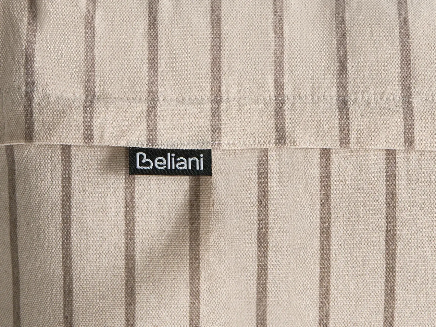 Sæt med 3 dekorative puder MYRISTICA Bomuld 30 x 50 cm 45 x 45 cm Beige Blomstermønster