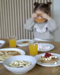 Sæt med 4 dybe tallerkener SESAME Stentøj Lysegrå