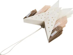 Sæt med 3 hængende dekorationer LED FORSAN Stjerne 41 cm Multifarvet