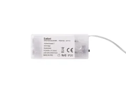 Sæt med 3 hængende dekorationer LED KALLAVESI Stjerne 25/30/35 cm Hvid