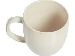 Sæt med 4 kopper GINSENG Stentøj Lys Beige