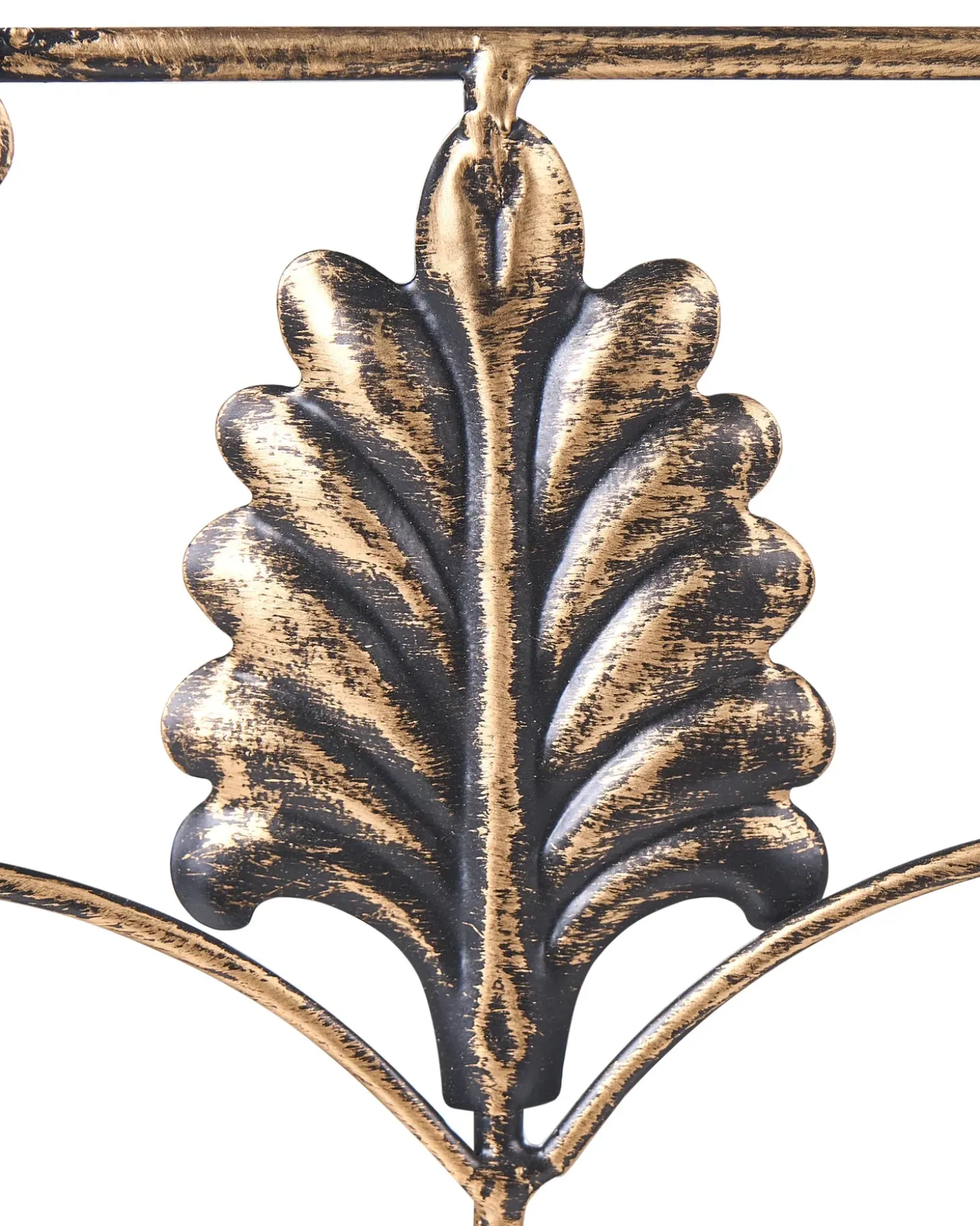 Sæt med 2 reoler SICILY Metal 122/90 cm 43/37 cm Sort