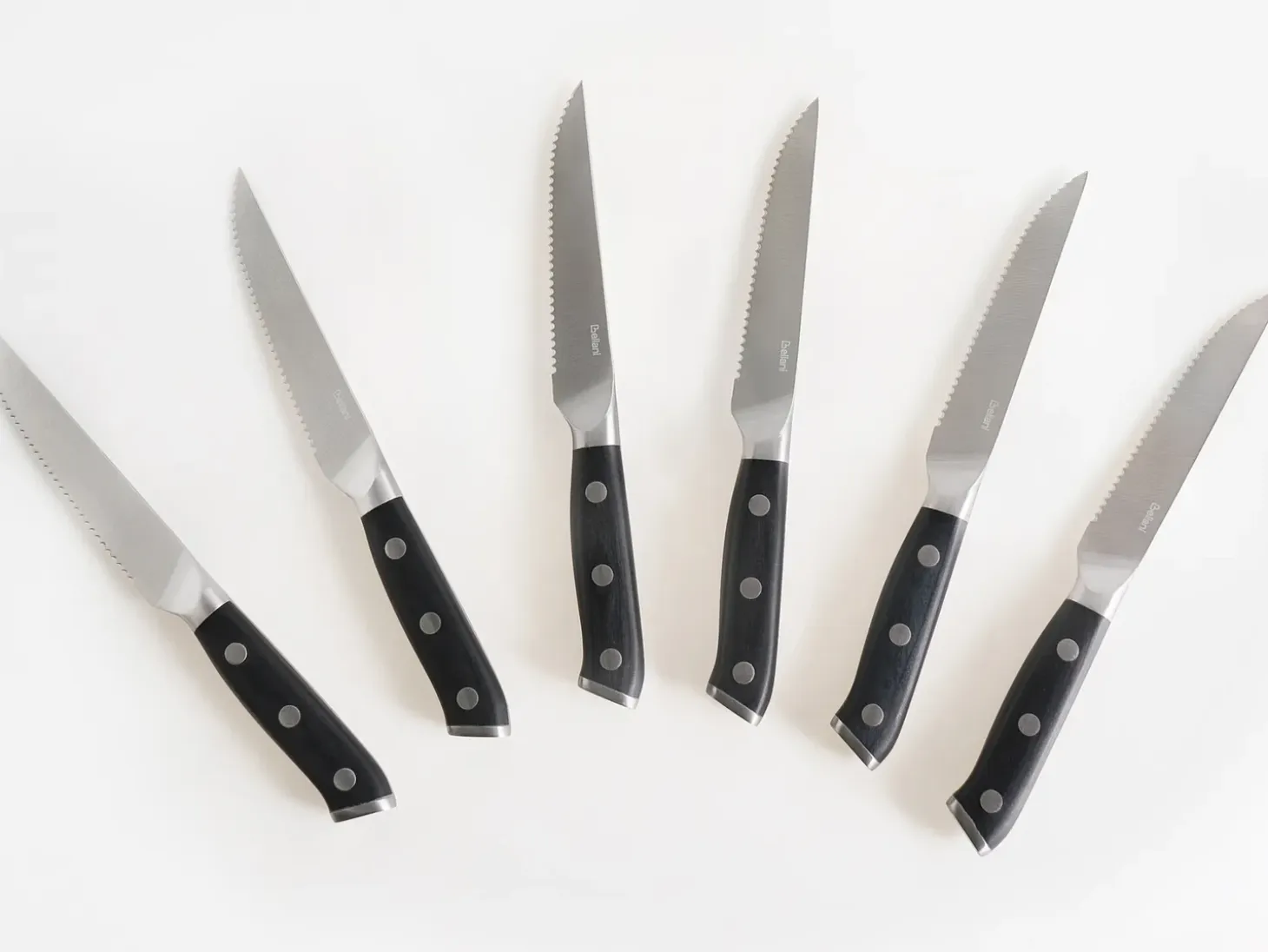 Sæt med 6 steakknive TOYAMA Sort
