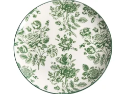 Sæt med 24 stykker service BASIL Porcelæn Grøn
