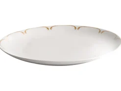 Sæt med 12 stykker service CHAROLI Porcelæn Hvid/guld