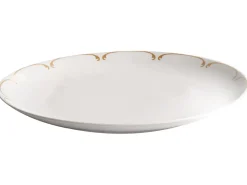 Sæt med 12 stykker service CHAROLI Porcelæn Hvid/guld