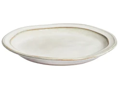 Sæt med 12 stykker service CHIVES Stentøj Lys Beige