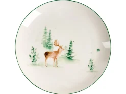 Sæt med 12 stykker service CHILI Porcelæn Hvid