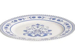 Sæt med 24 stykker service GALANGAL Porcelæn Hvid/blå