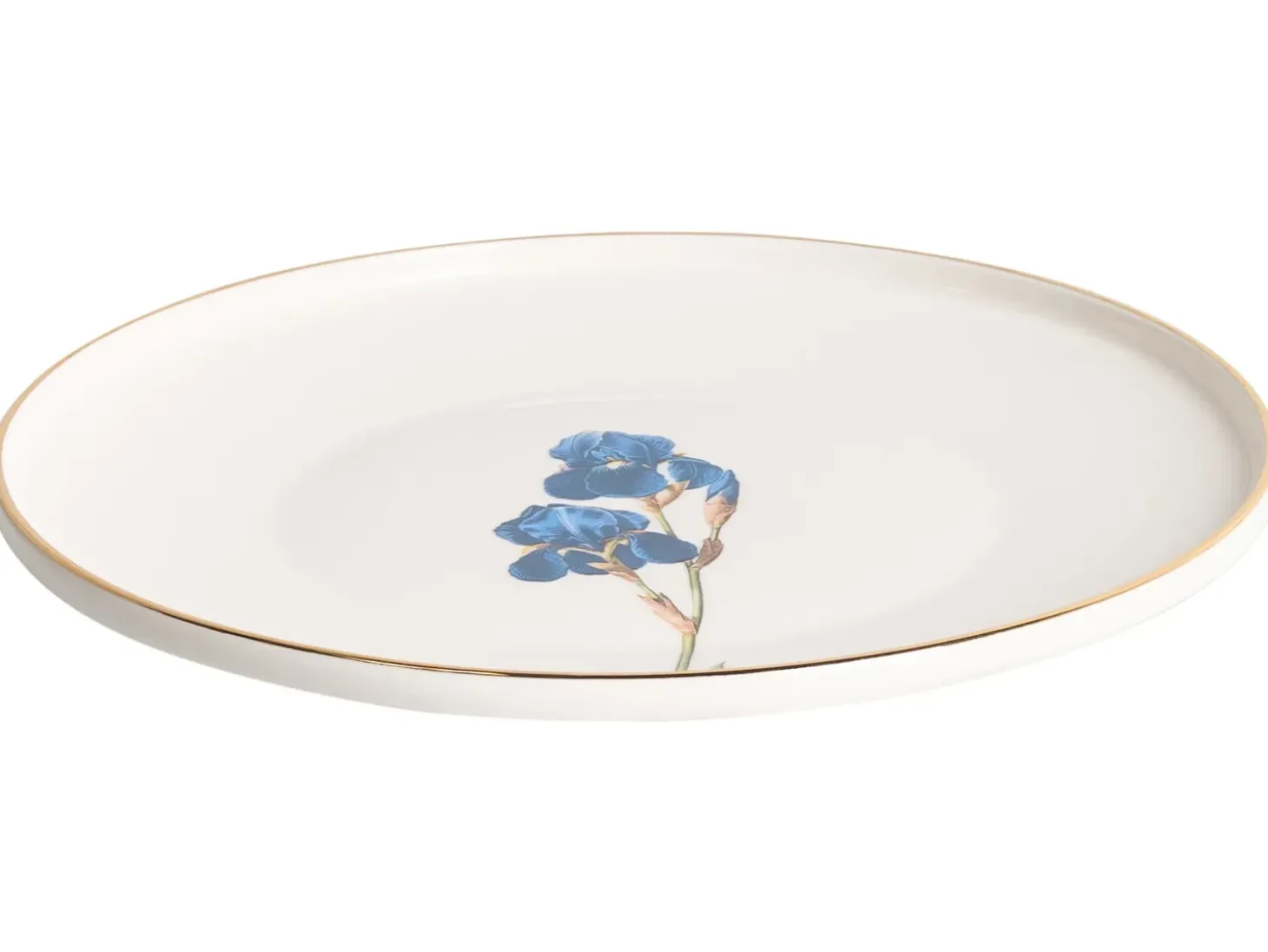 Sæt med 12 stykker service HYSSOP Porcelæn Hvid
