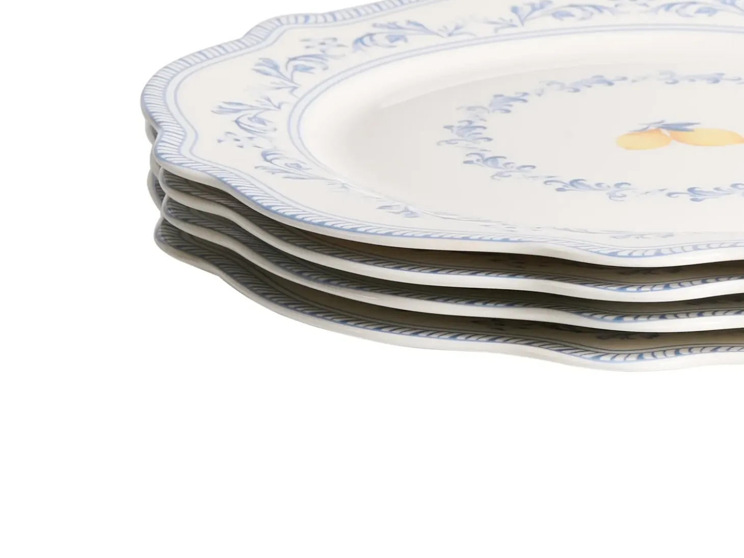 Sæt med 12 stykker service LOVAGE Porcelæn Hvid