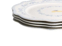Sæt med 24 stykker service LOVAGE Porcelæn Hvid