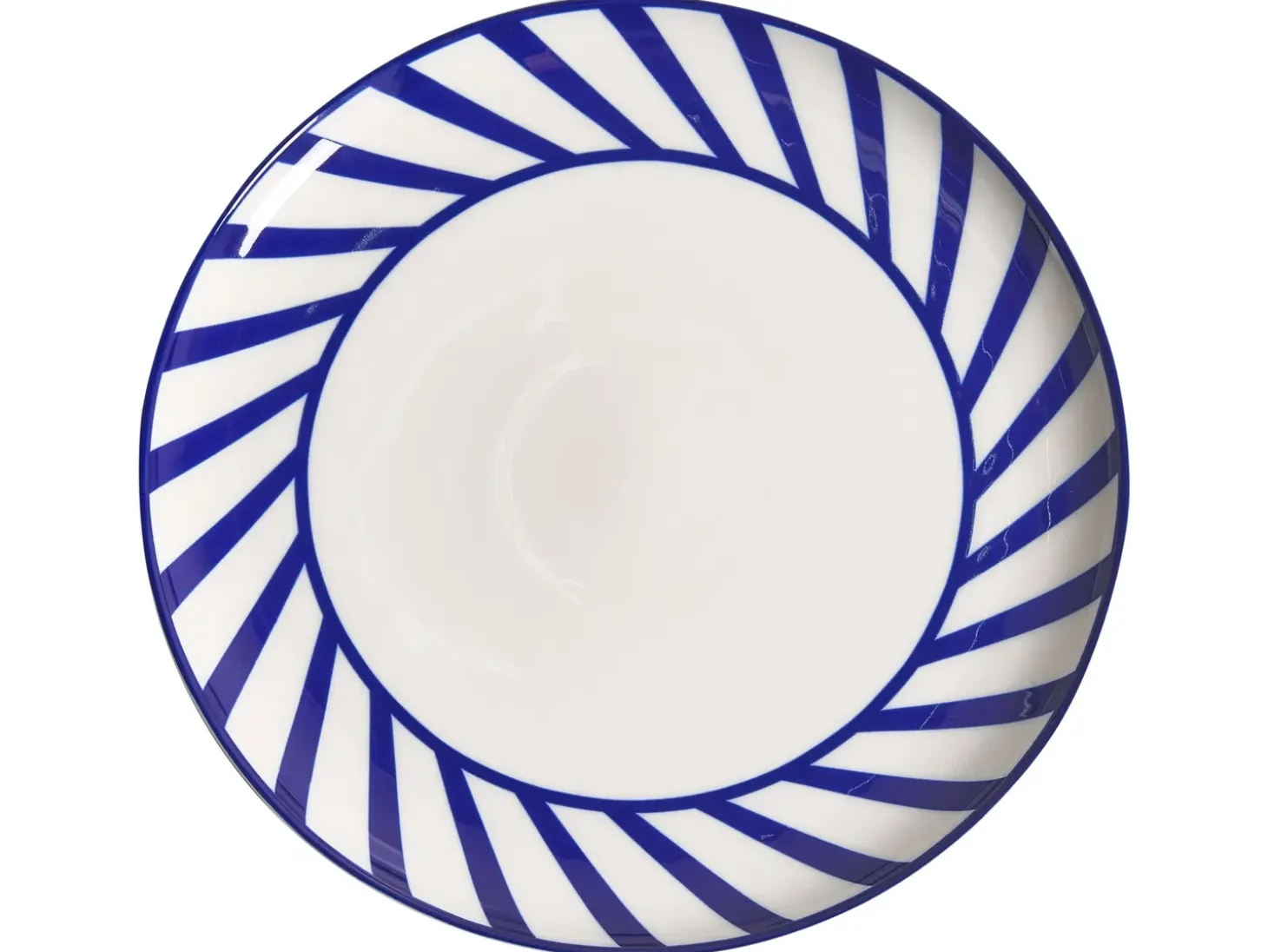 Sæt med 24 stykker service SHISO Porcelæn Hvid/blå