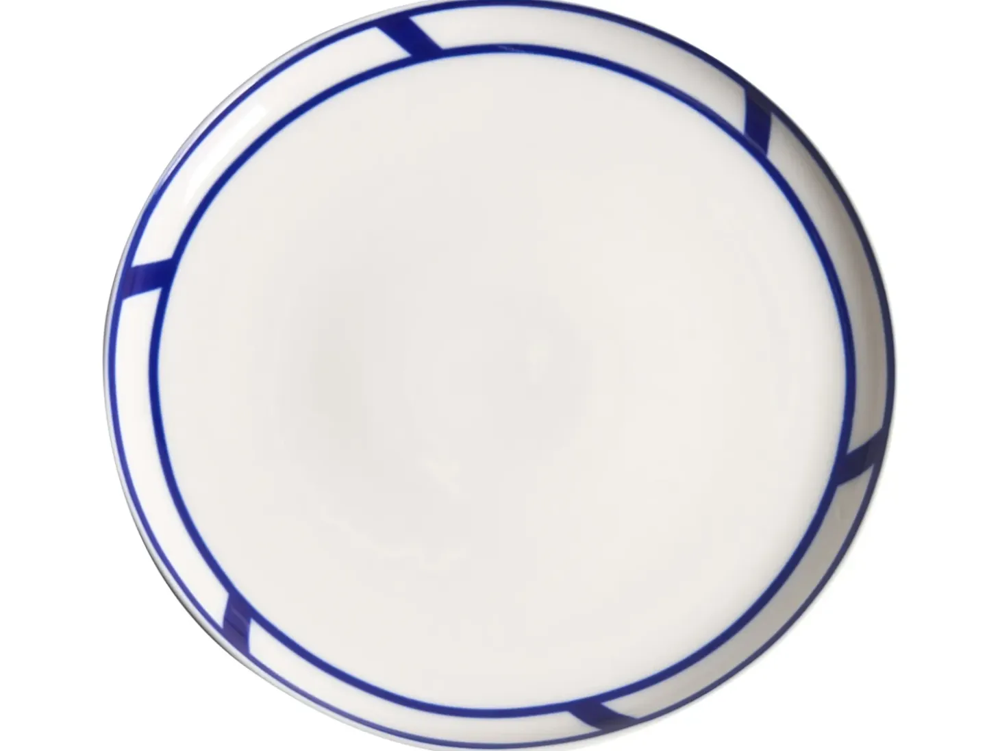 Sæt med 24 stykker service SHISO Porcelæn Hvid/blå