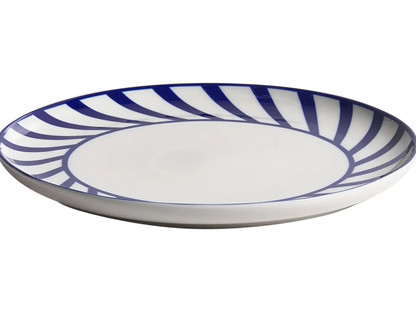 Sæt med 12 stykker service SHISO Porcelæn Hvid/blå