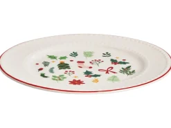 Sæt med 12 stykker service SAFFRON Porcelæn Hvid
