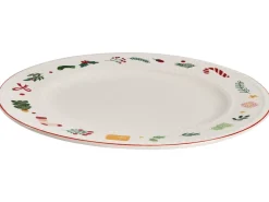 Sæt med 12 stykker service SAFFRON Porcelæn Hvid