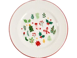 Sæt med 12 stykker service SAFFRON Porcelæn Hvid