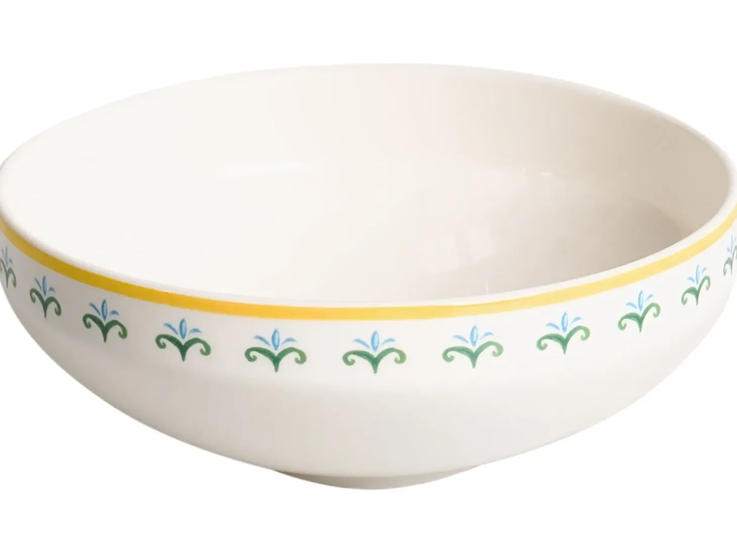 Sæt med 24 stykker service TARRAGON Porcelæn Hvid/ Grøn