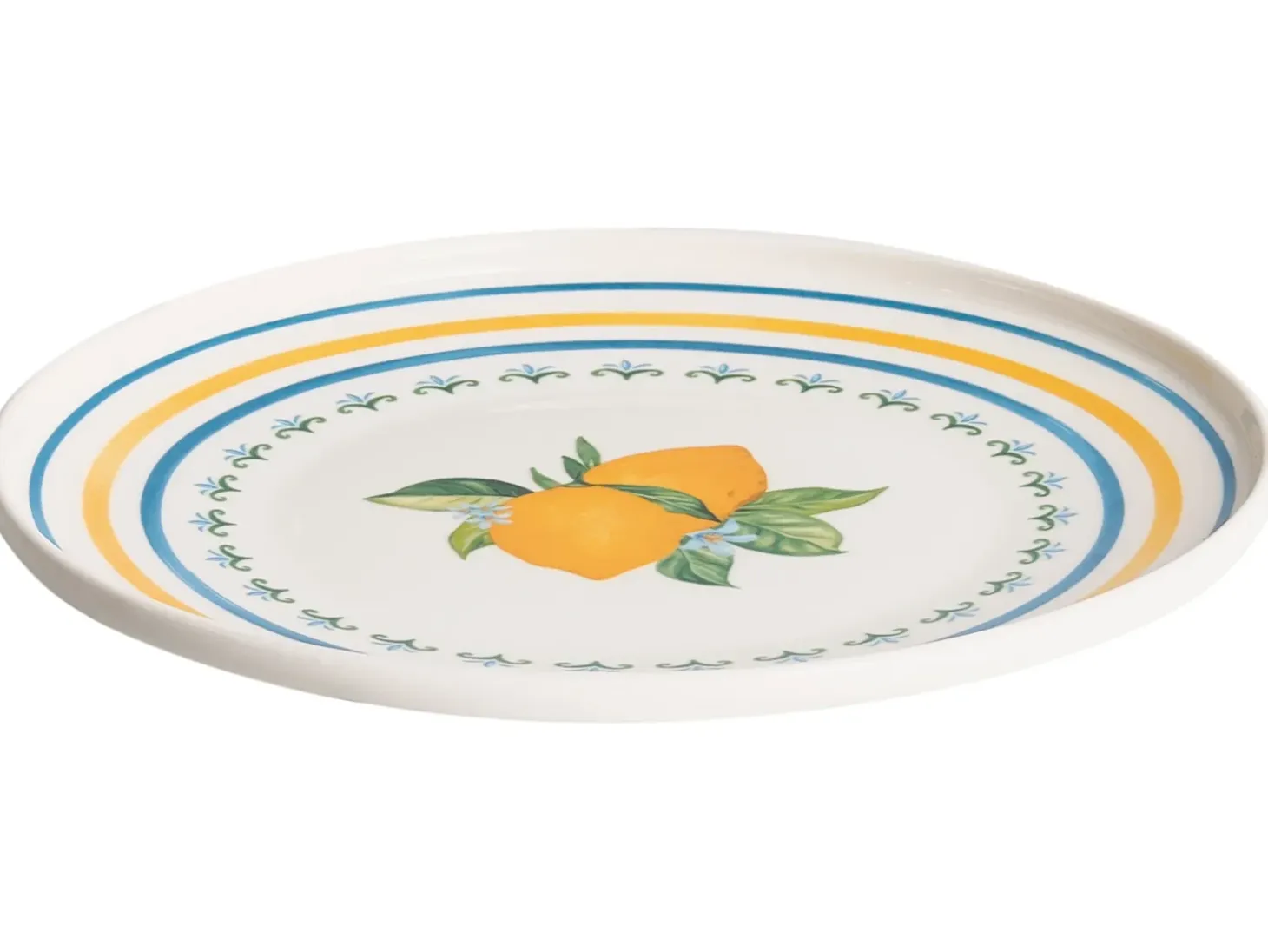 Sæt med 24 stykker service TARRAGON Porcelæn Hvid/ Grøn