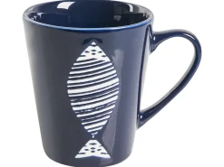 Sæt med 16 stykker spisestel TAMARIND Porcelæn Hvid/blå