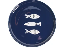 Sæt med 16 stykker spisestel TAMARIND Porcelæn Hvid/blå