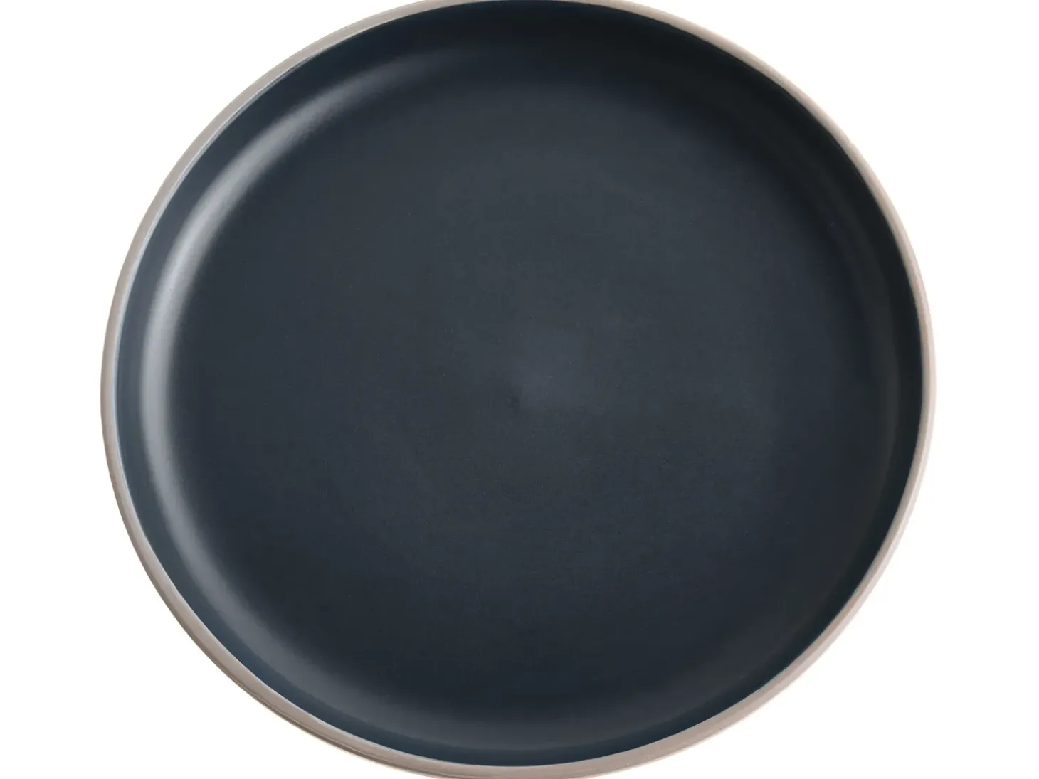 Sæt med 16 stykker spisestel NUTMEG Stentøj Sort/beige