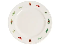 Sæt med 16 stykker spisestel MARJORAM Porcelæn Hvid